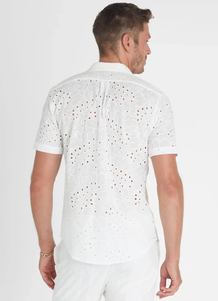 Tops|Tops^Aqua Blu Alabaster Alex Resort Tee