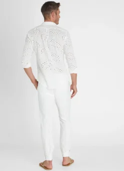Bottoms|Bottoms^Aqua Blu Alabaster Caleb Pants