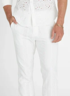 Bottoms|Bottoms^Aqua Blu Alabaster Caleb Pants