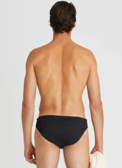 Racer Briefs^Aqua Blu Back to Basics Racer Briefs Nero