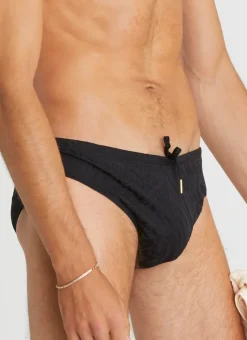 Racer Briefs^Aqua Blu Back to Basics Racer Briefs Nero