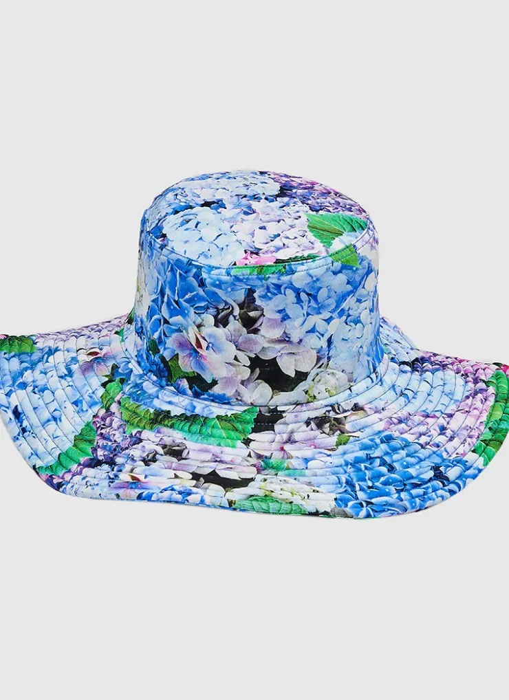 Shop Infants (00-2)^Aqua Blu Lycra Hat Blossom