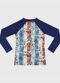 Shop Teens (8-16)^Aqua Blu Long Sleeve Rash Vest Boa