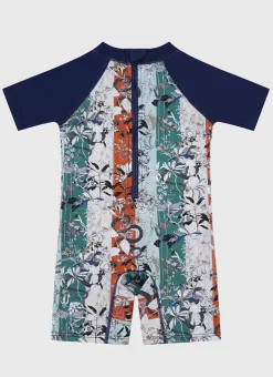 Shop Infants (00-2)|Sunsuits^Aqua Blu Sunsuit Boa