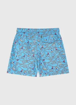 Boardshorts|Bottoms^Aqua Blu Boardshorts Bowline