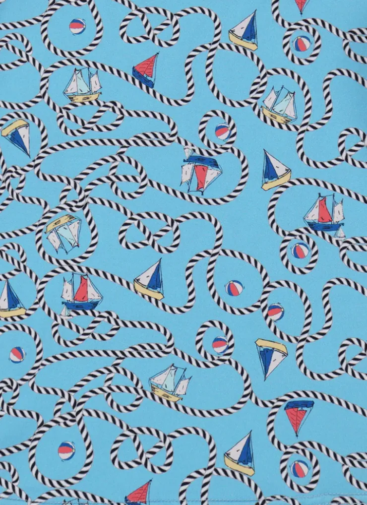 Hats^Aqua Blu Sun Hat Bowline