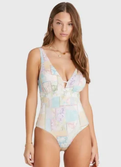 One Pieces^Aqua Blu Alana DD/E Cup One Piece Brindle