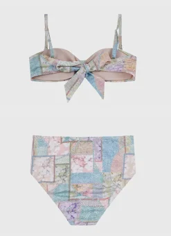 Shop Teens (8-16)|Sets^Aqua Blu Bandeau Bikini Set Brindle