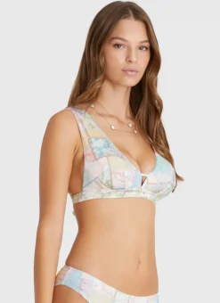 Tops^Aqua Blu Celeste D/DD Cup Top Brindle