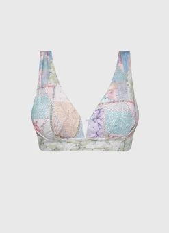 Tops^Aqua Blu Celeste D/DD Cup Top Brindle