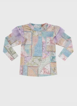 Shop Infants (00-2)|Rashies^Aqua Blu Long Sleeve Rash Vest Brindle