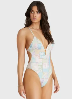 One Pieces^Aqua Blu Michelle One Piece Brindle