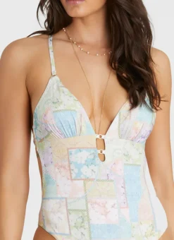 One Pieces^Aqua Blu Michelle One Piece Brindle