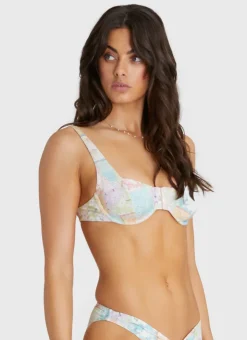 Tops^Aqua Blu Zara Balconette Brindle
