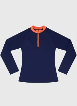 Shop Teens (8-16)|Rashies^Aqua Blu Building Blocks Long Sleeve Rash Vest