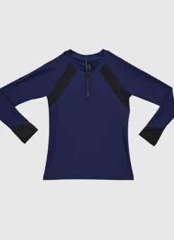Shop Juniors (3-7)^Aqua Blu Building Blocks Long Sleeve Rash Vest Grey
