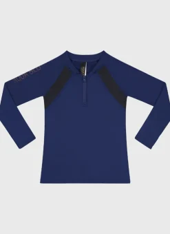 Rashies^Aqua Blu Building Blocks Long Sleeve Rash Vest