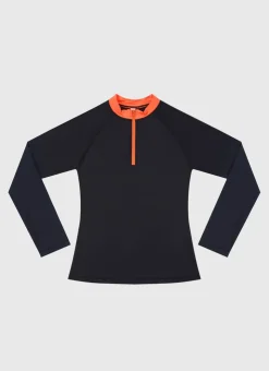 Shop Juniors (3-7)|Rashies^Aqua Blu Building Blocks Long Sleeve Rash Vest