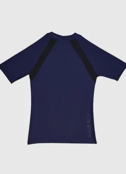 Shop Juniors (3-7)|Shop Teens (8-16)^Aqua Blu Building Blocks Short Sleeve Rash Vest