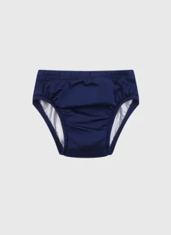 Bottoms^Aqua Blu Building Blocks Swim Nappy