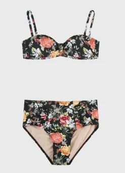 Shop Teens (8-16)|Sets^Aqua Blu Bandeau Bikini Set Camelia