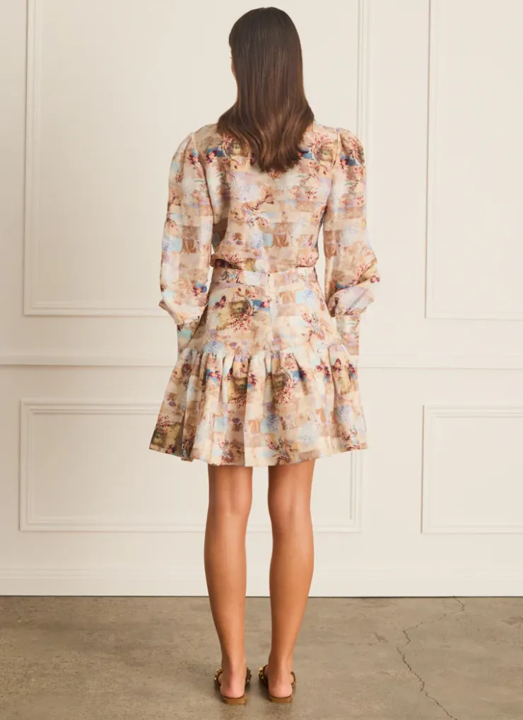 Bottoms|Skirts^Aqua Blu Paloma Skirt Celestial