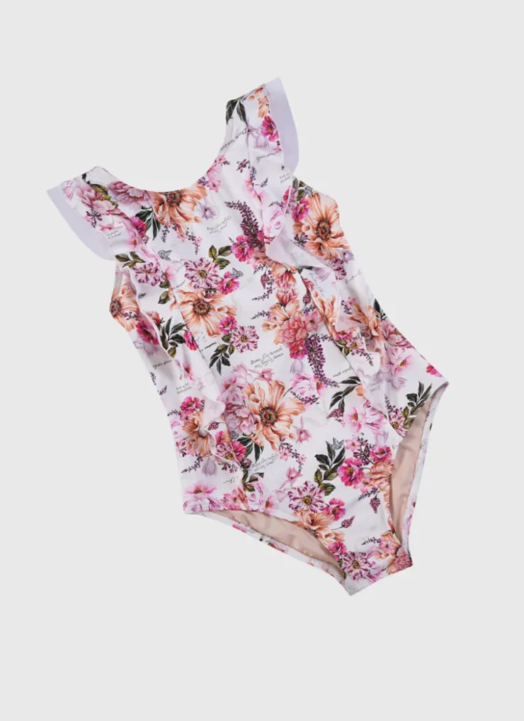 Shop Juniors (3-7)|One Pieces^Aqua Blu Frill One Piece Chase