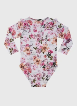 Shop Infants (00-2)|One Pieces^Aqua Blu Long Sleeve One Piece Chase