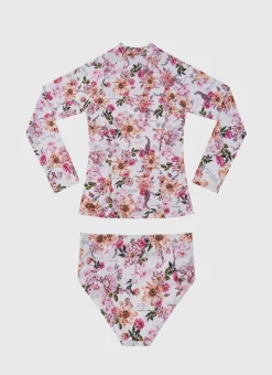 Rashies|Sets^Aqua Blu Long Sleeve Rash Vest Set (SAMPLE) Chase