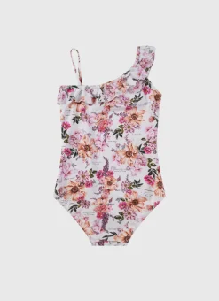 One Pieces^Aqua Blu One Shoulder One Piece Chase