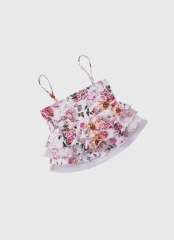 Sets^Aqua Blu Tiered Frill Bikini Set Chase