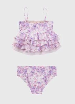 Shop Juniors (3-7)|Sets^Aqua Blu Halter Neck Bikini Set Cherry Blossom