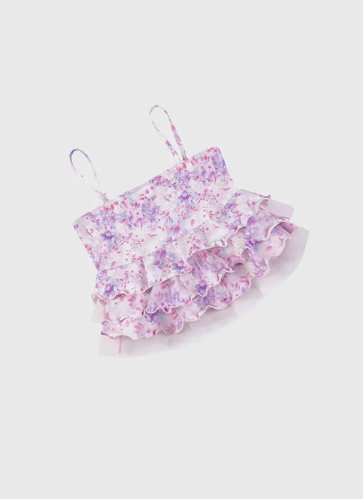 Shop Juniors (3-7)|Sets^Aqua Blu Halter Neck Bikini Set Cherry Blossom