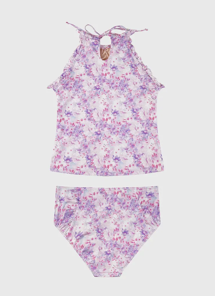 Shop Teens (8-16)|Sets^Aqua Blu Halter Neck Tankini Set (SAMPLE) Cherry Blossom