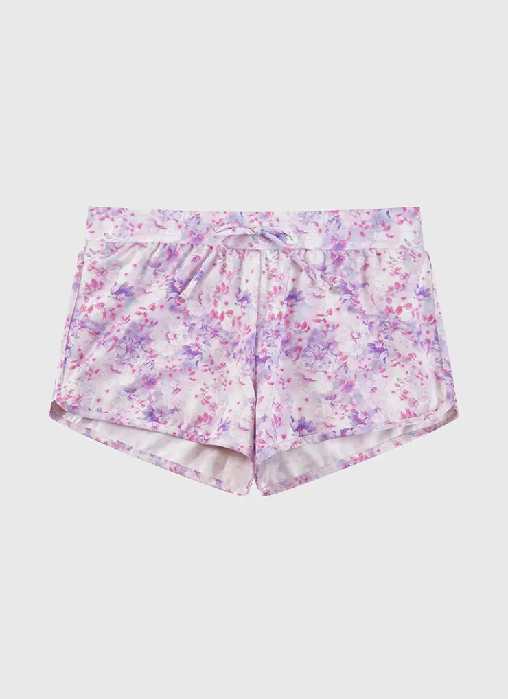 Shop Juniors (3-7)|Bottoms^Aqua Blu Lycra Boardshorts Cherry Blossom