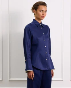 Tops^Aqua Blu Éclat Juliette Blouse