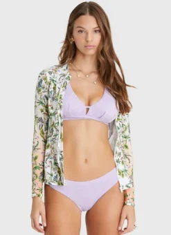 Rash Guards|Tops^Aqua Blu Lyla Rash Guard Daffodil
