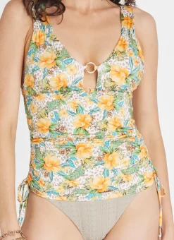 Singlet Tankini|Tops^Aqua Blu Katie Tankini Dahlia