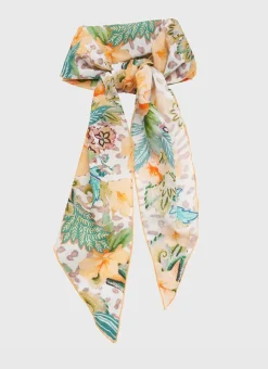 Accessories^Aqua Blu Dahlia Scarf