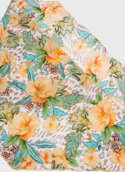 Accessories^Aqua Blu Dahlia Scarf