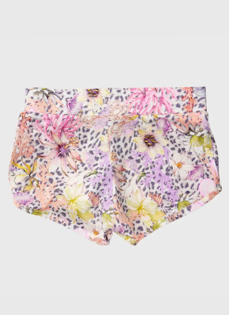 Shop Juniors (3-7)|Bottoms^Aqua Blu Lycra Boardshorts Daisy