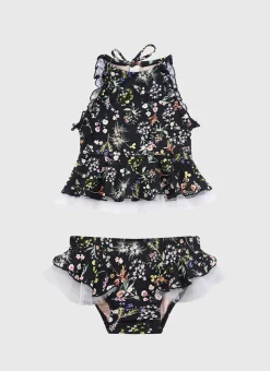 Shop Juniors (3-7)|Sets^Aqua Blu Halter Neck Bikini Set Dandelion