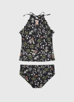 Shop Teens (8-16)|Sets^Aqua Blu Halter Neck Tankini Set (SAMPLE) Dandelion