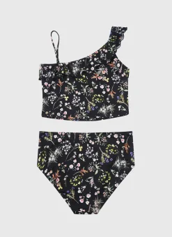 Shop Teens (8-16)|Sets^Aqua Blu One Shoulder Bikini Set Dandelion