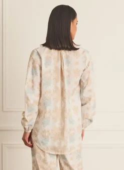 Tops^Aqua Blu Odilia Beach Shirt (SAMPLE) Dianthus