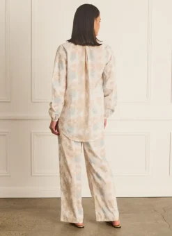 Bottoms^Aqua Blu Resort Pants Dianthus