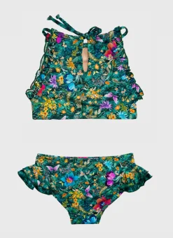 Shop Juniors (3-7)|Sets^Aqua Blu Halter Neck Bikini Set Elm