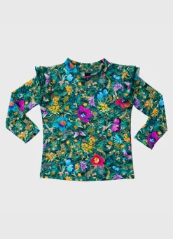Shop Infants (00-2)|Rashies^Aqua Blu Long Sleeve Rash Vest Elm