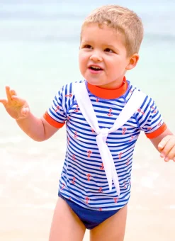 Shop Infants (00-2)^Aqua Blu Rashie and Swim Nappy Set Explorer