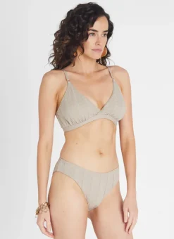 Bottoms^Aqua Blu Fawn Charlize Classic Pant Beige